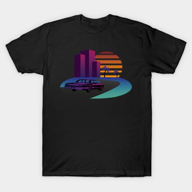 Driving to the city for sunset T-Shirt by JDP Designs